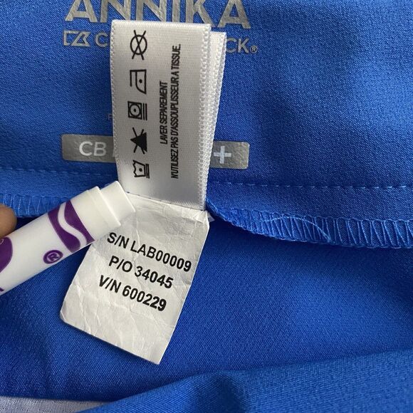 ANNIKA CUTTER & BUCK TENNIS SPORT TRINING BLUE SIZE S/PHORT - Picture 4 of 13